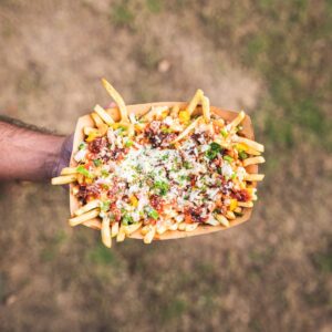 Loaded Plantain Fries